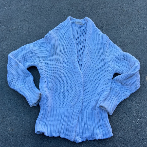 Mustard Seed Sweaters - Mustard Seed Cozy White Women's Cardigan Size Small